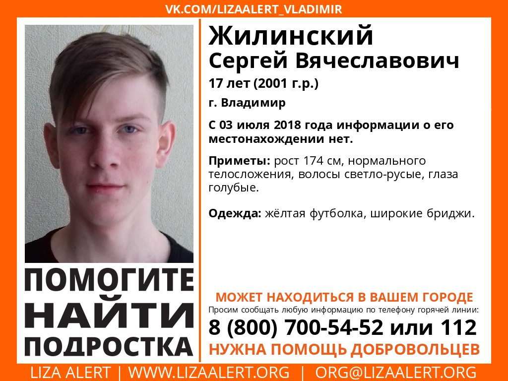 Во Владимирской области ищут 17-летнего парня, пропавшего летом