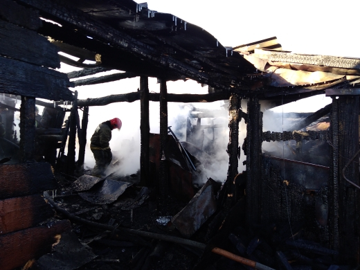Под Суздалем сгорел дотла жилой дом