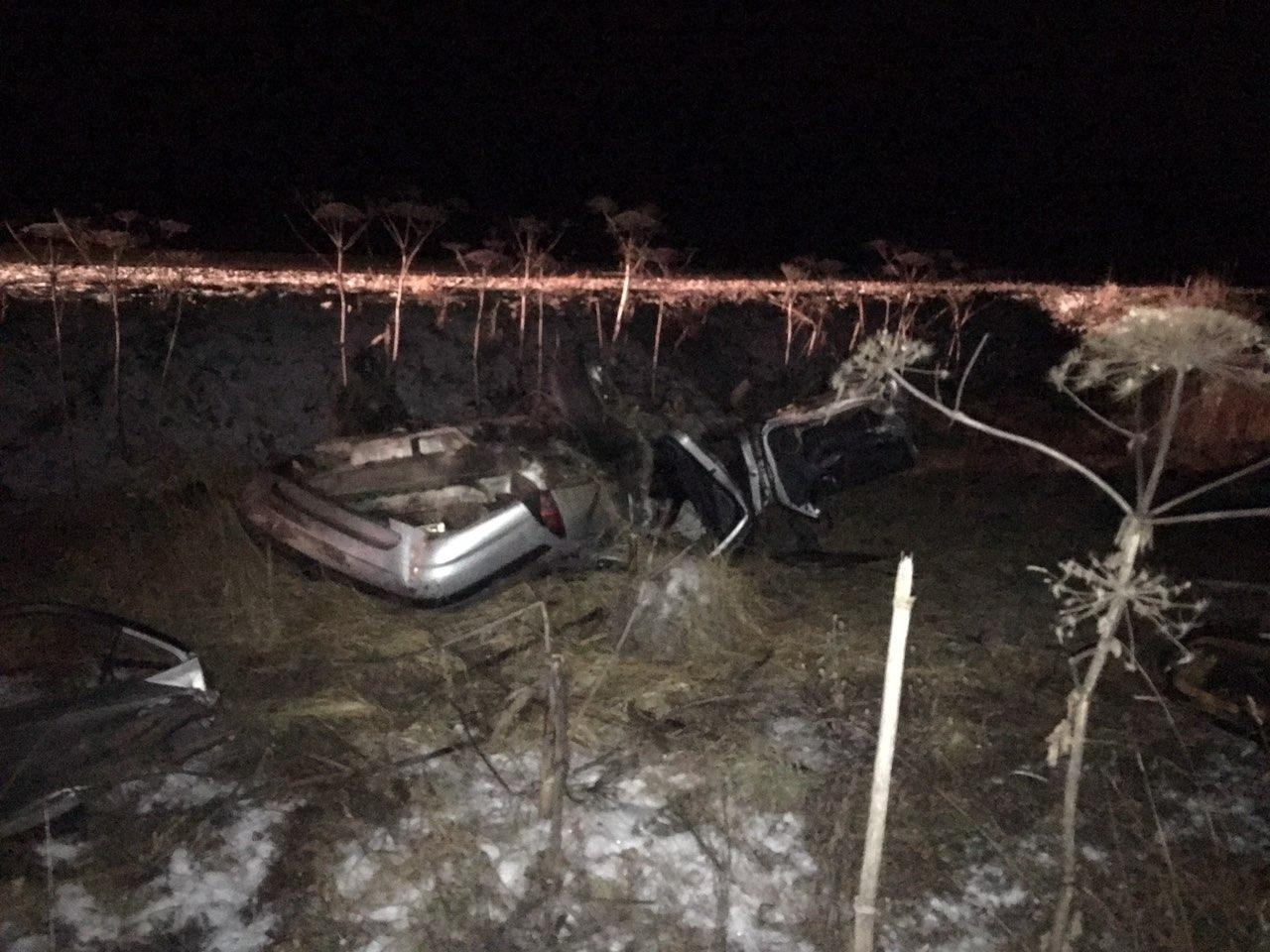 ДТП во Владимирской области: машина с пассажирами перевернулась на крышу