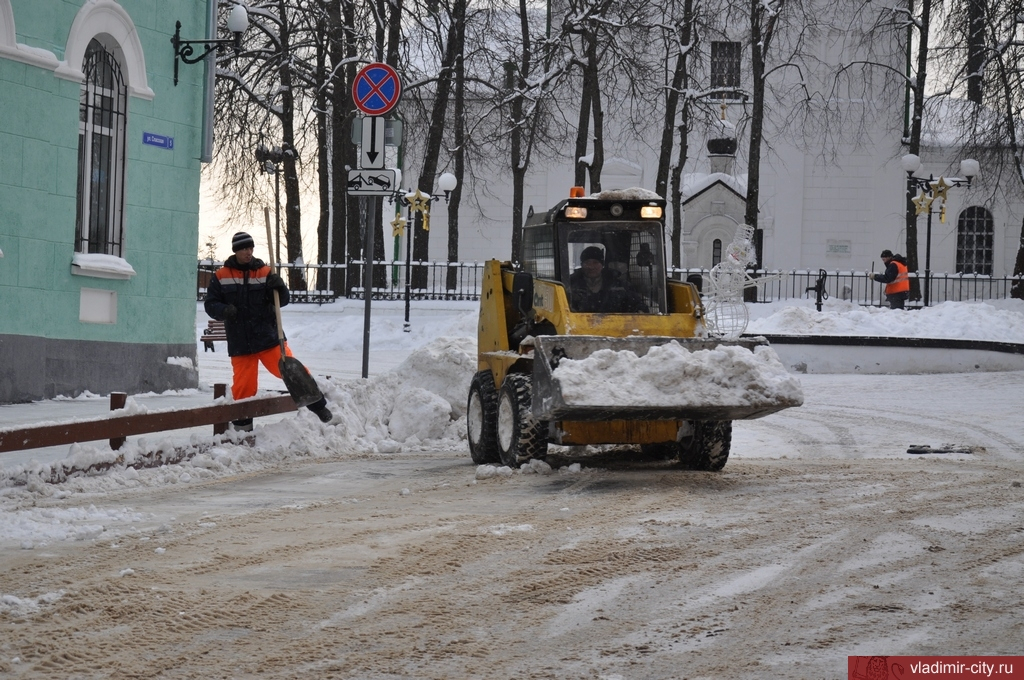 За первые дни 2019 года во Владимире вывезли 35 тысяч тонн снега