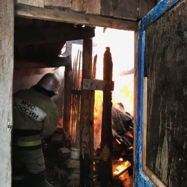 На пожаре в Юрьев-Польском спасли двух человек