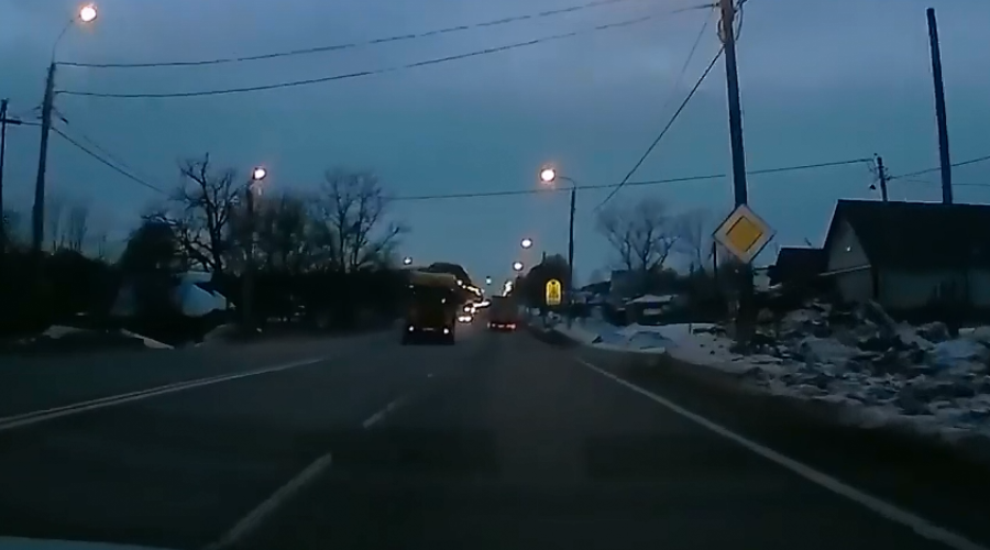 Смерть пешехода под колёсами фуры во Владимирской области попала на видео