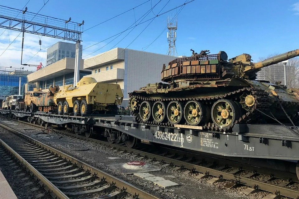 Во Владимир прибудет поезд с военными трофеями из Сирии