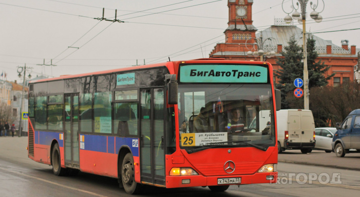 9-ого мая во Владимире поменяются маршруты движения автобусов