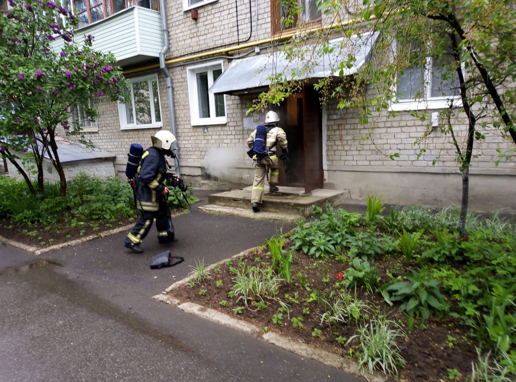 Пожарные в Муроме вытащили 9 человек из задымлённого здания