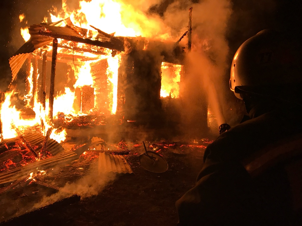 Во Владимире произошёл пожар с пострадавшим