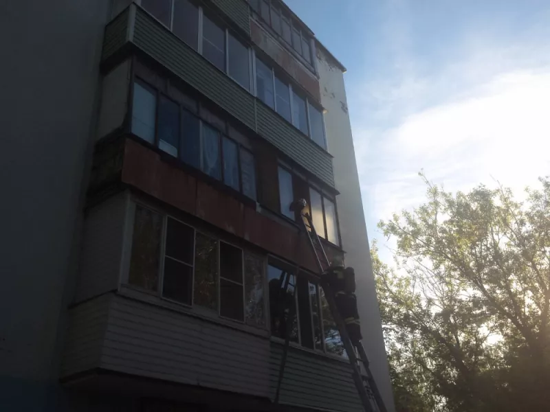 Фото к статье: При пожаре в Добром найдено тело мужчины