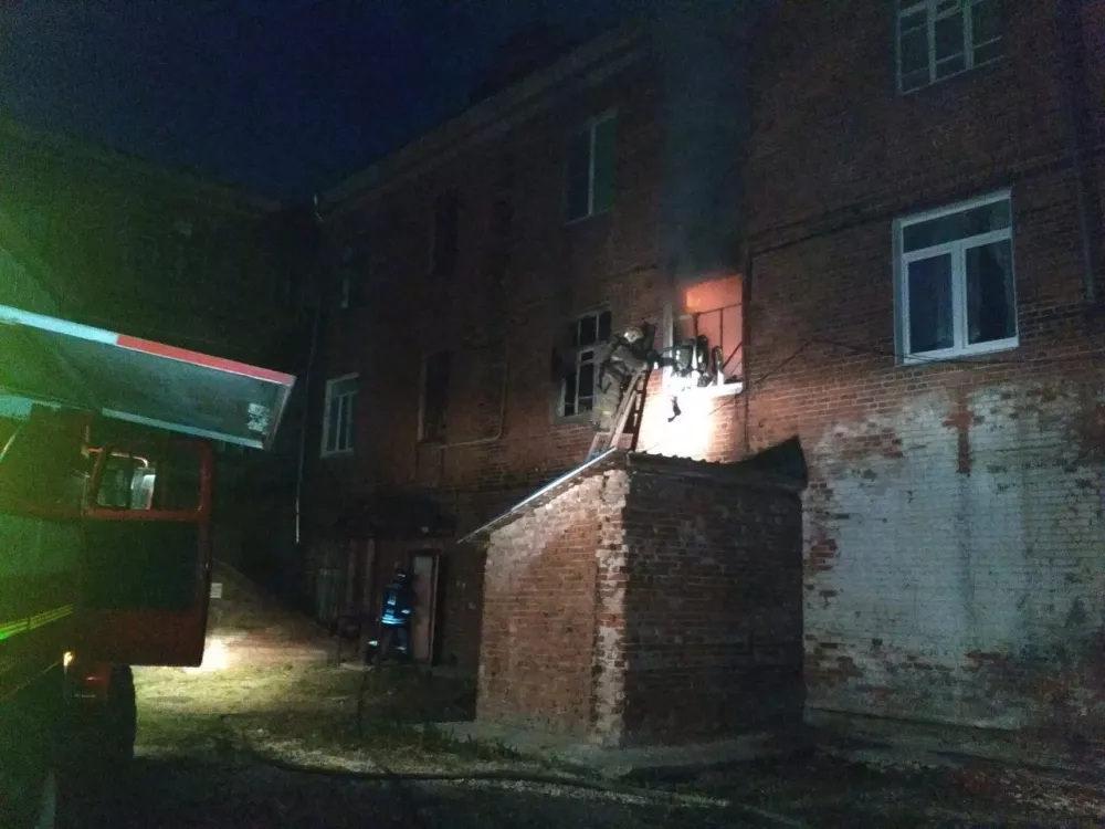 Фото к статье: На пожаре в Коврове обнаружены тела двоих мужчин