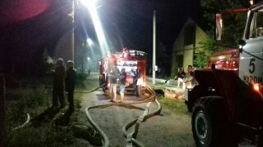 На пожаре в Якиманской слободе обнаружено тело мужчины