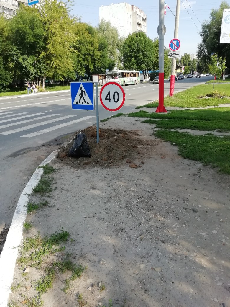Владимирские соцсети: "Это дорожный знак для лилипутов?"