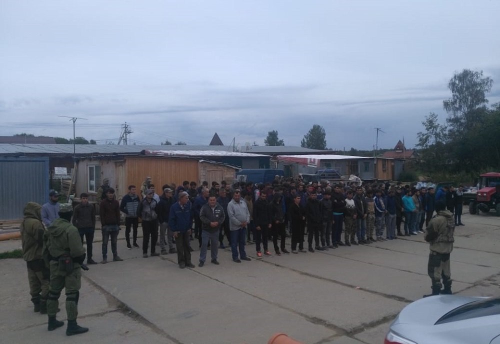 Более 120 мигрантов задержаны в Александровском районе