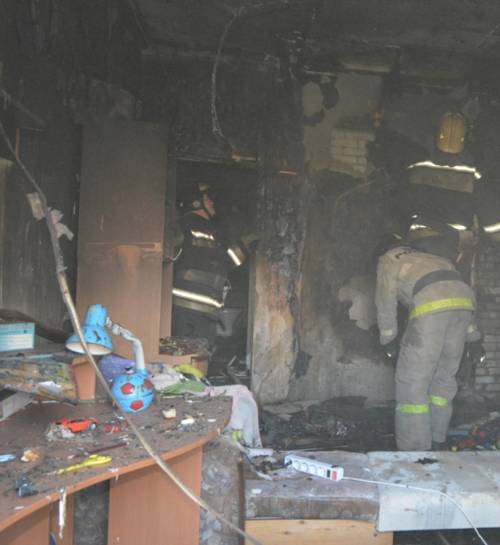 В Ковровском районе школьники устроили пожар в жилом доме