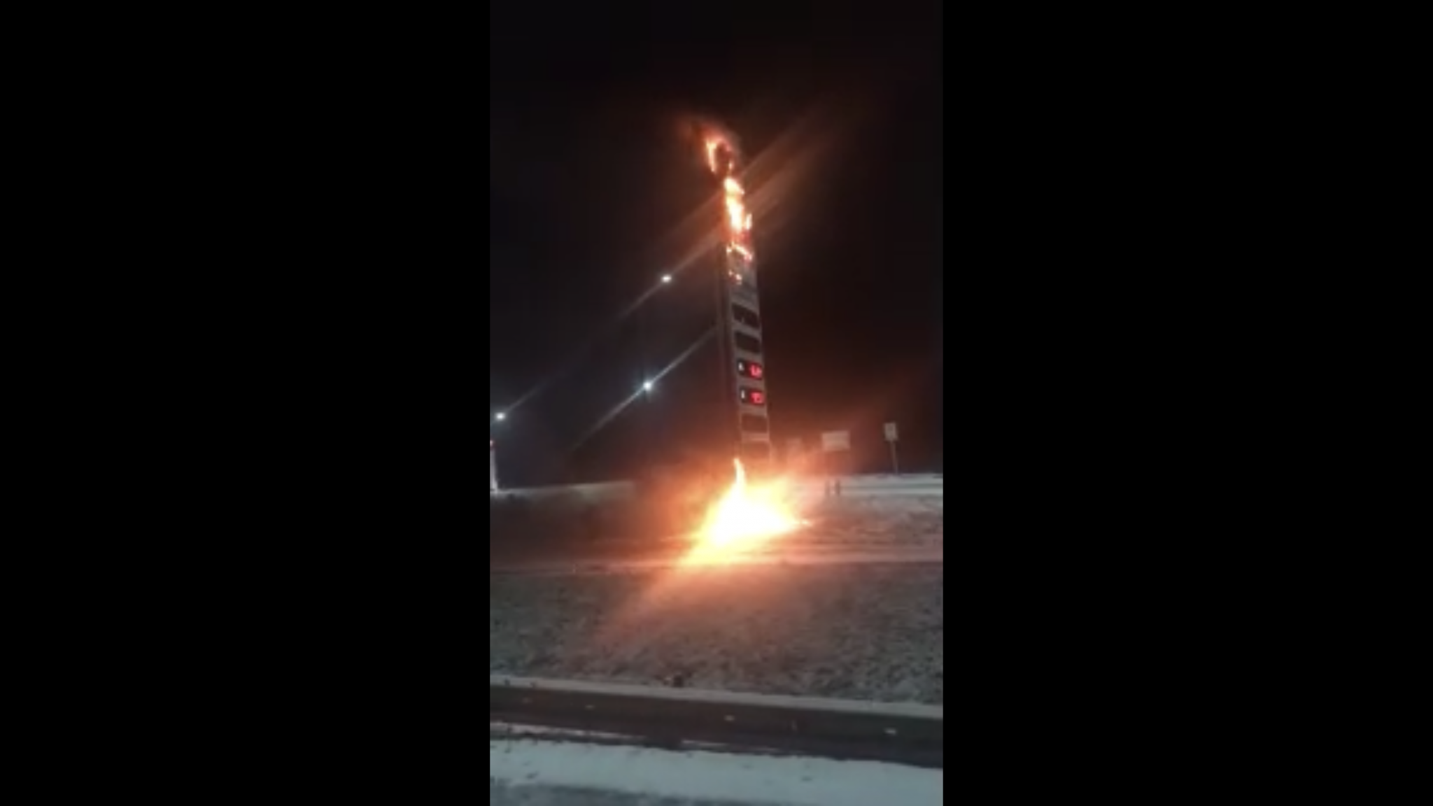 На заправке в Собинском районе произошёл пожар