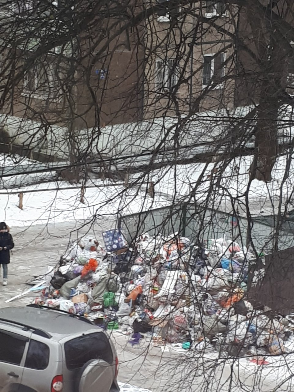 Владимир продолжает зарастать мусором