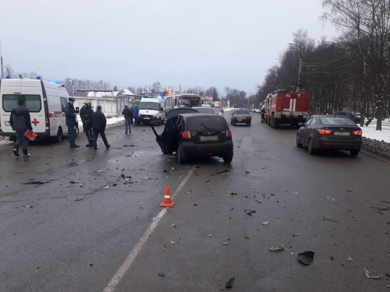 В результате ДТП в Александрове пострадали пять человек