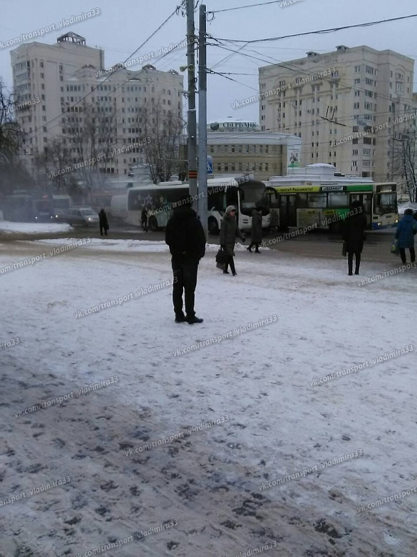 Во Владимире загорелся еще один пассажирский автобус