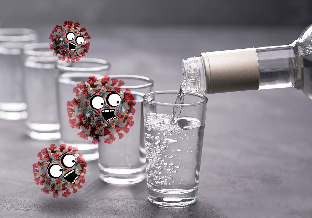 Роспотребнадзор рассказал о влиянии алкоголя на коронавирус