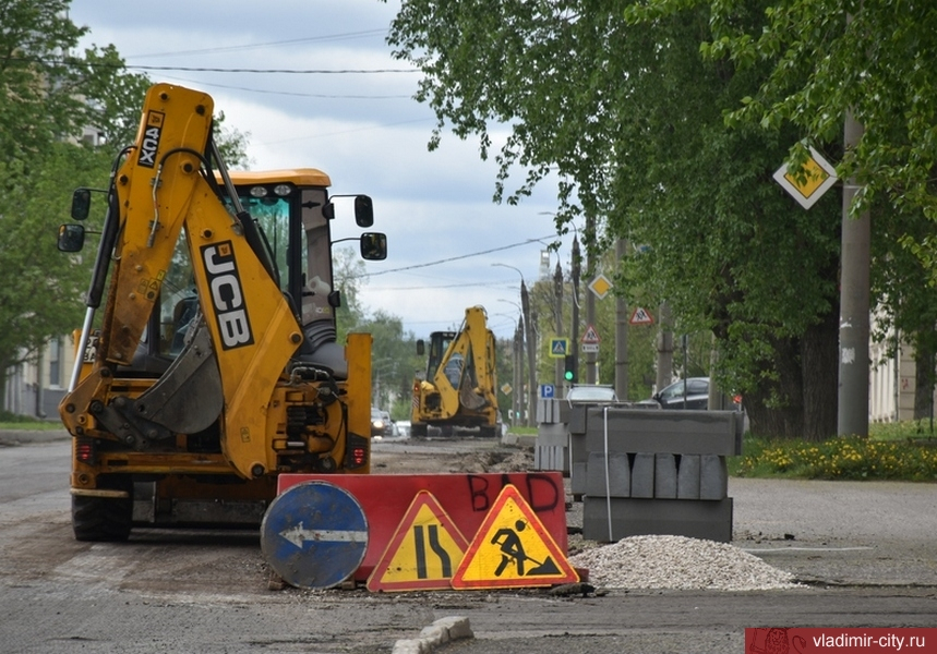 Ремонт дорог во Владимире заканчивают раньше срока
