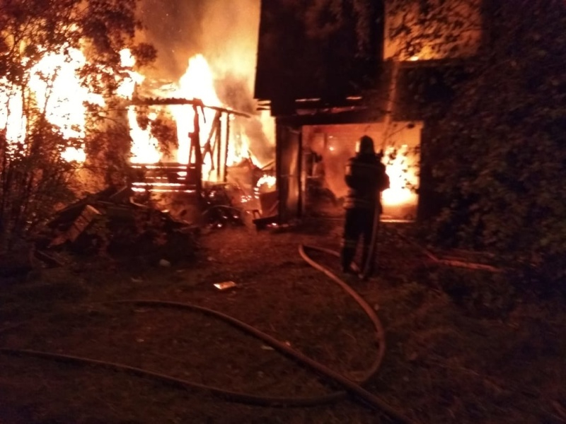 Во Владимирской области на пожаре погибла пенсионерка
