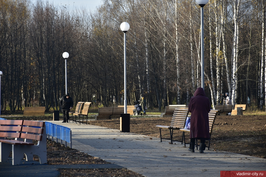 Во Владимире официально открыли парк "Добросельский" после первого этапа реконструкции