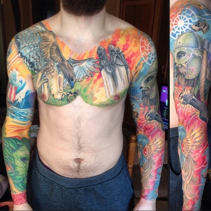 Татуировки на теле