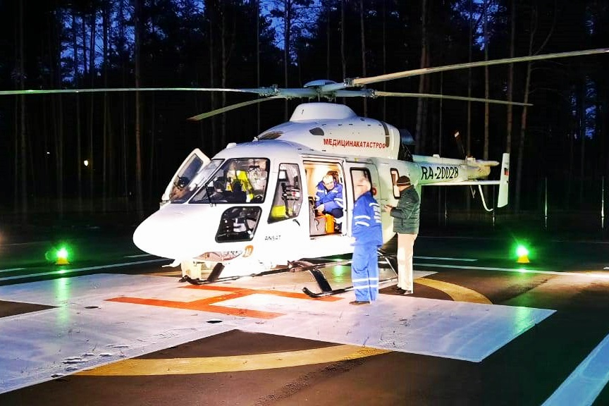 Во Владимирской области вертолет санавиации совершил свой первый рейс
