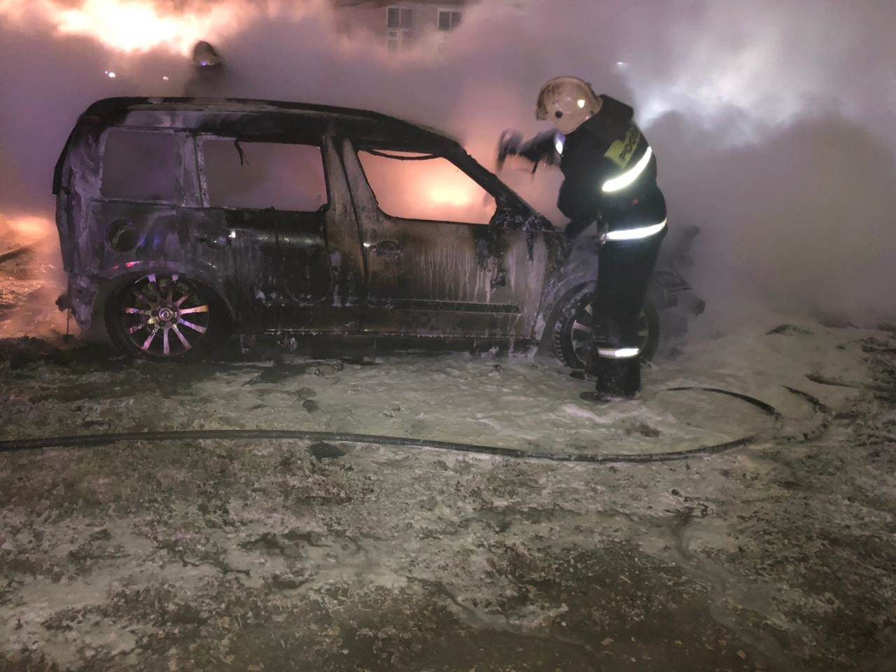Во Владимирской области за ночь 4 января произошло 4 пожара