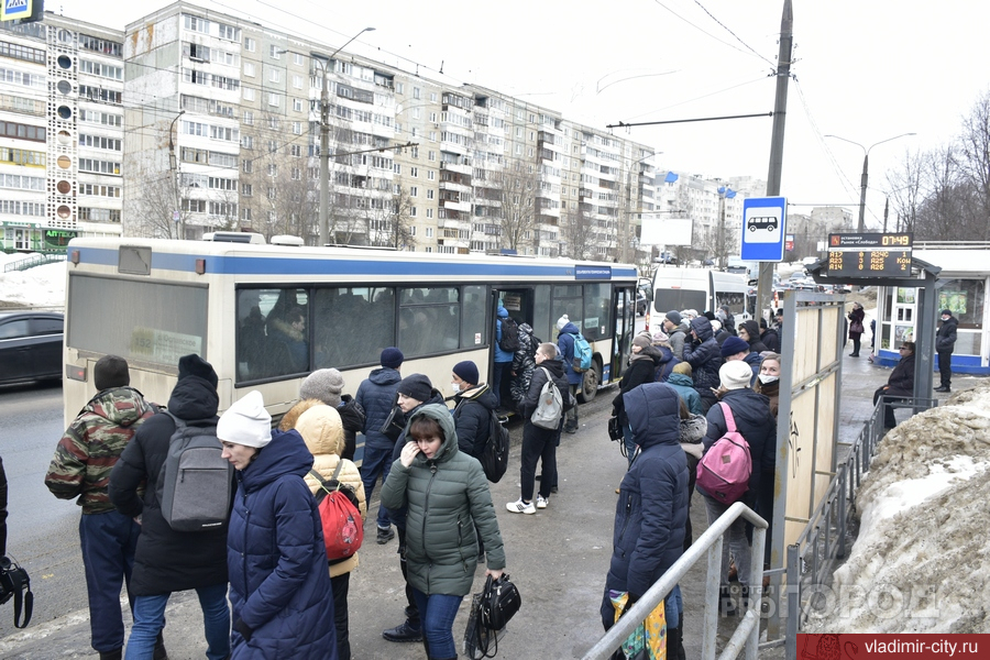 Во Владимире пущен новый временный автобусный маршрут