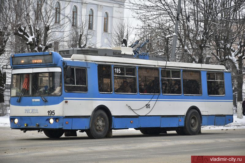 Во Владимире возобновляется работа троллейбусов №1 и №5 на полном маршруте