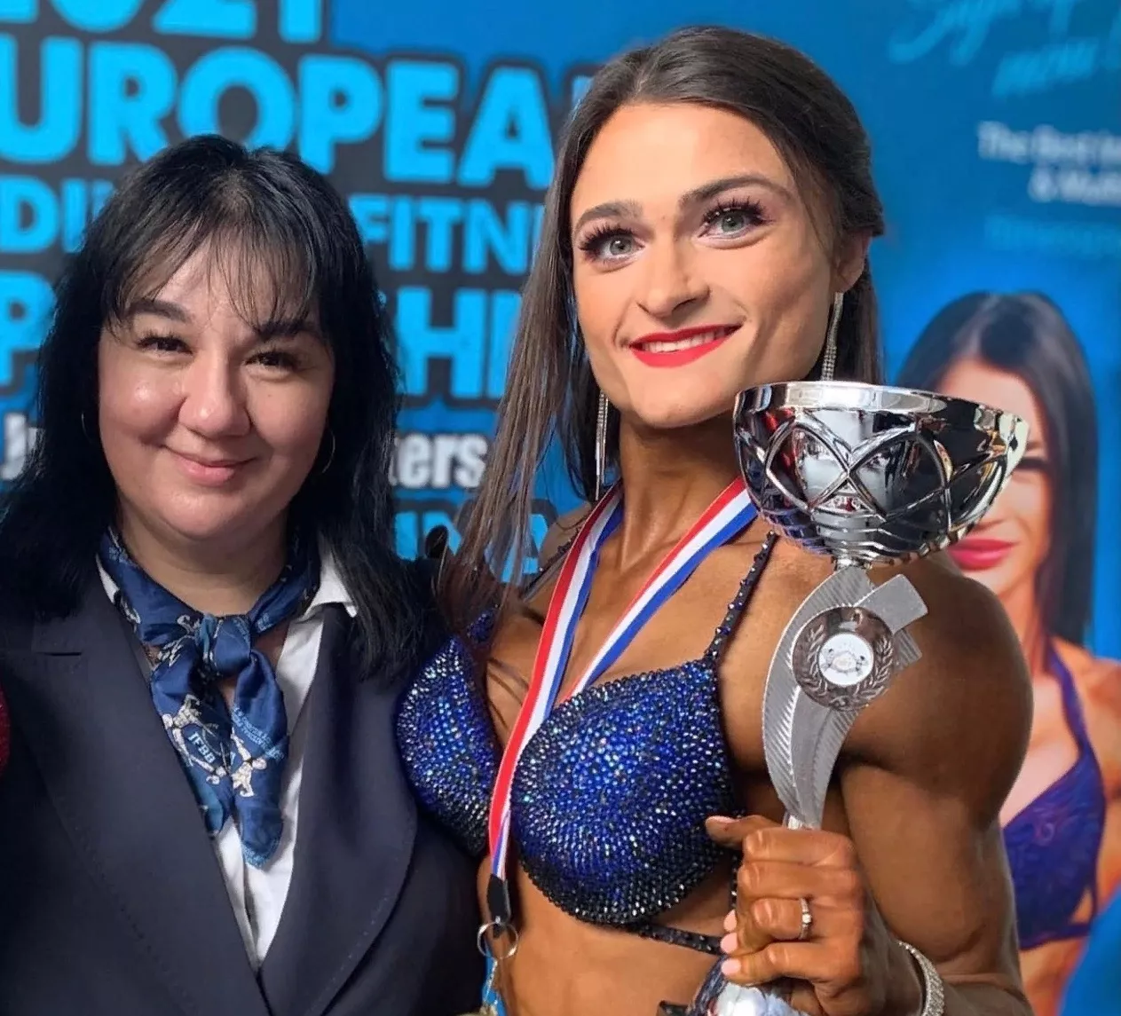 Фото к статье: Культуристка из Владимира Надежда Афанасьева победила в Чемпионате Европы