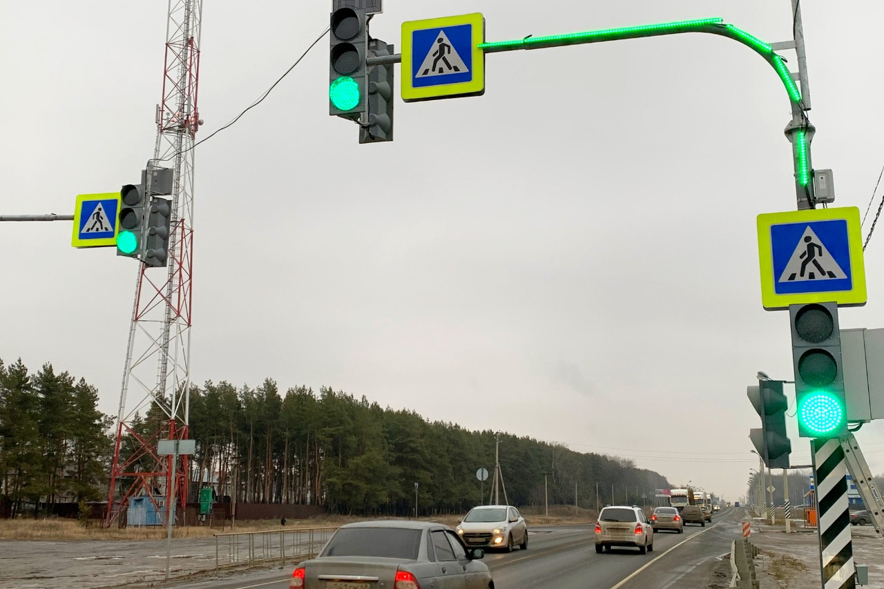 Во Владимирской области светофоры на трассе М-7 станут заметнее