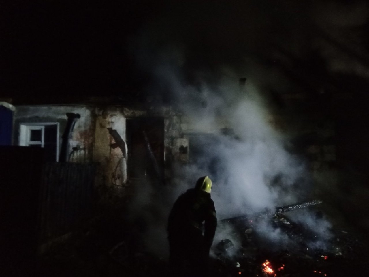 Ночью во Владимирской области заживо сгорел мужчина