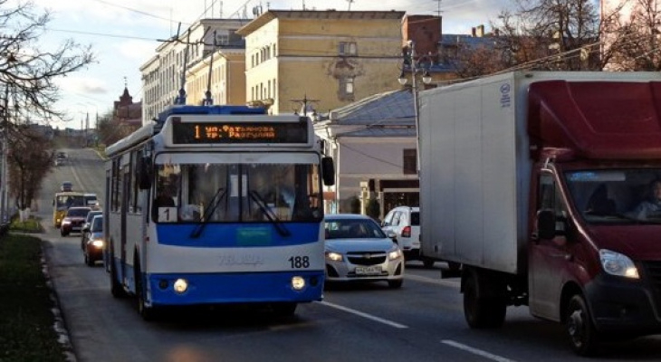 Во Владимире троллейбус №1 изменил свой маршрут