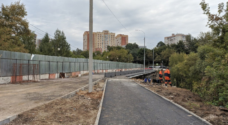 Завершён ремонт первой половины моста к ДДюТ