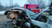 Жёсткая авария под Муромом: столкнулись две иномарки