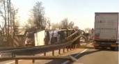 На трассе М-7 в Ковровском районе перевернулась фура
