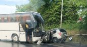 В Боголюбове автобус с детьми столкнулся с "Рено"