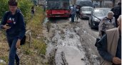 Во Владимире рейсовый автобус врезался в "Газель": есть пострадавшие