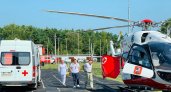 Разбившуюся на квадроцикле девочку доставили из Владимирской области в Москву на вертолёте