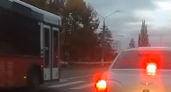Во Владимире водитель автобуса проехал на красный