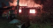 Крупный пожар во Владимирской области полностью уничтожил жилой дом