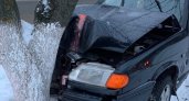 Во Владимире у Центрального парка легковушка врезалась в дерево