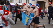 На забег владимирских Дедов Морозов пришло вдвое больше участников, чем год назад