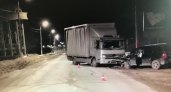 В Муроме в лобовом столкновении с грузовиком пострадали женщина с ребенком