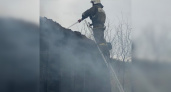 В Ковровском районе при пожаре в частном доме погиб пенсионер