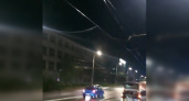 У химзавода во Владимире оборвались провода контактной сети троллейбуса