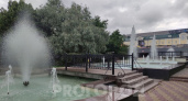В сквере у "Торговых рядов" запустили фонтан