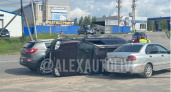 В Александрове в результате ДТП перевернулся автомобиль
