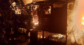 В Гороховецком районе Владимирской области ночью сгорел дом