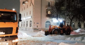 Улицы Владимира от снега после обильных осадков очищают 58 единиц техники